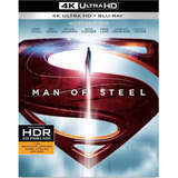 4k Ultra Hd + Blu-ray Man Of Steel Superman Hombre De Acero