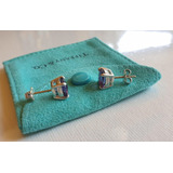 Aretes Tiffany & Co Plata 925   Y Amatista