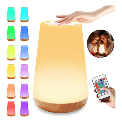 Lámpara De Noche 13 Colores Inteligente Bebe Control Tacti