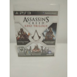 Assassin's Creed Ezio Trilogy Ps3 Ubisoft 3 En 1 En Español 