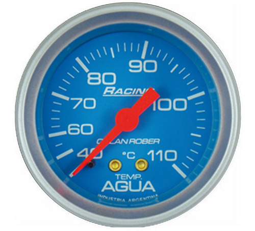 Reloj Temperatura De Agua 110° Celeste Racing Orlan Rober