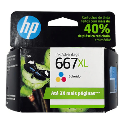 Cartucho De Tinta De Color Hp 667xl De 8,5 Ml