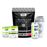 Mutant Mass+glutamina+creatina+arginina+shake-star Nutrition Sabor Frutilla