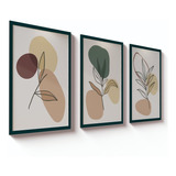 Kit 3 Quadros Decorativos Grande Florescer Sala Quarto