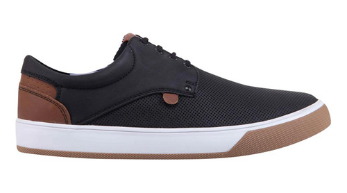 Zapatos Price Shoes Casual De Agujeta Negro Para Hombre