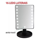 Espelho De Bancada Mesa Com Led Portátil Maquiagem Camarim 