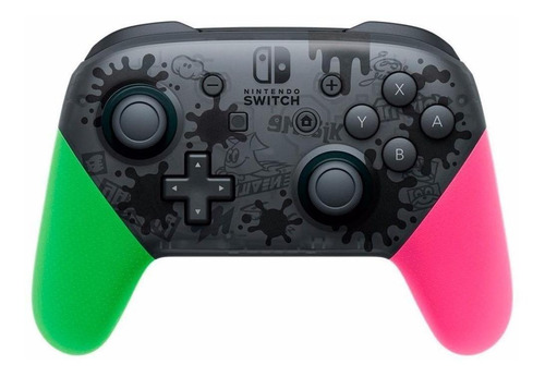 Nintendo Switch Pro Controller Japon Splatoon 2 Edition Controle Joystick Sem Fio 