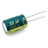 Capacitor Electrolítico 33uf 450v Low Esr