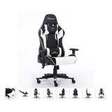 Silla Gamer Ocelot Blanco Negro Osb-04 