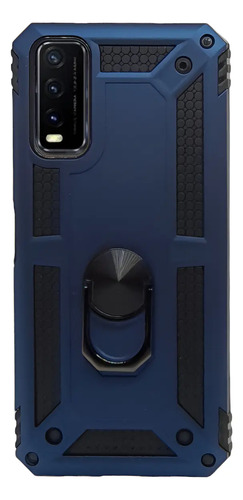 Funda Anillo Para Vivo Y20/ Y11s Más 2 Micas De Cristal