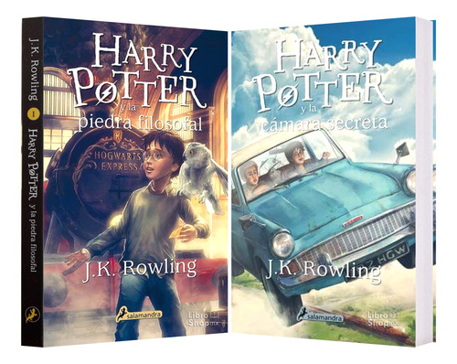 Harry Potter Libros 1 Y 2 Piedra Filosofal + Cámara Secreta