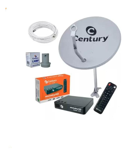 Kit Digital, Parabólica Digital Century Midia Box Se 