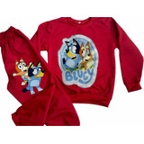 Sudadera Deportiva Bluey Y Bingo Niño Niña