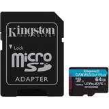 Memoria Kingston Micro Sdxc 64gb Clase 10 Sdcg3/64gb V30 A2