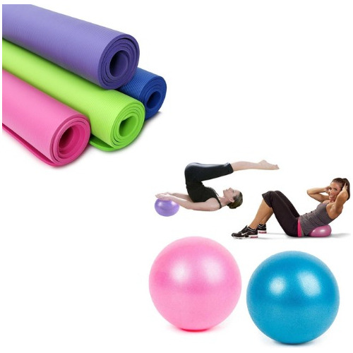 Balon De Yoga + Tapete Para Yoga