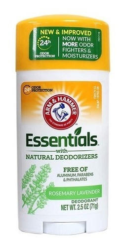 Desodorante Arm & Hammer Essentials 71gr  Rosemary Lavender