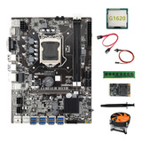 Placa Madre B75 Btc Mining 8xusb3.0+cpu+g1620+ddr3 De 4 Gb D