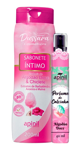 Kit 2 Itens Sabonete Íntimo Perfume Spray Feminino - Apinil