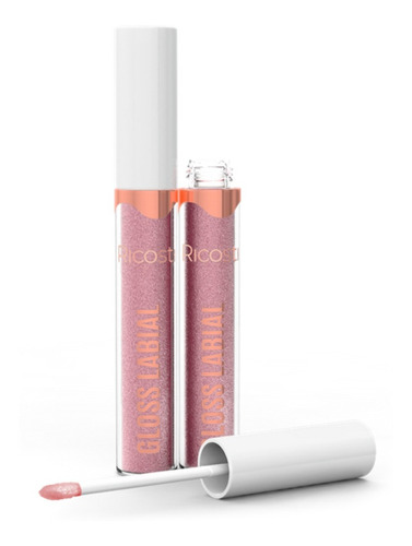 Gloss Labial Vegano Rosa Fashion Ricosti