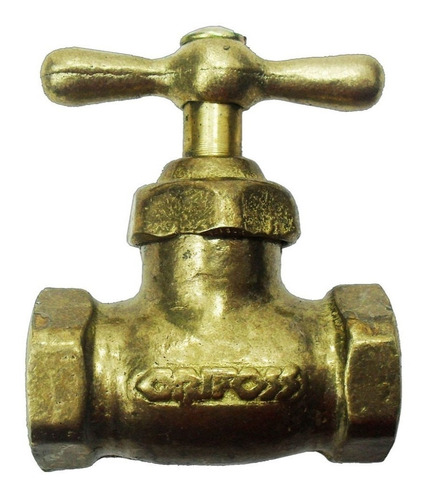 Llave Grifo Jardin Lavader Bronce Pesado 1/2 Paso