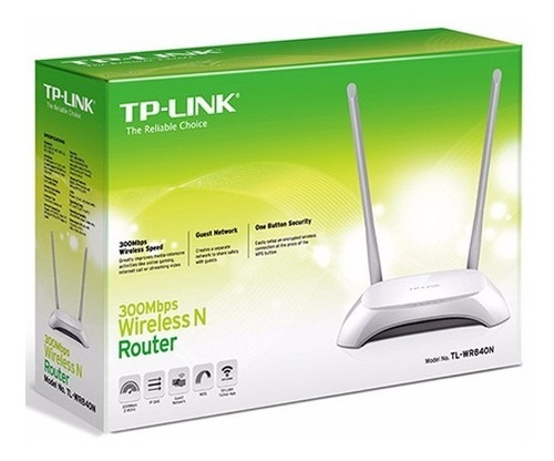 Router Inalambrico Tp-link Tl-wr840nv2 300 Mbps Ip Ap Wifi