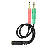 Cable Divisor De Auriculares Y Microfono Para Pc Jack De ...