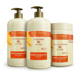 Kit Mel (1l/kg) Shampoo, Condicionador E Banho De Creme