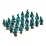 24 Piezas Mini Árbol De Navidad Decoración De Escritorio Ado