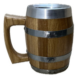 Tarro Cervecero Vaso Vikingo Roble 500ml Personalizado /sa