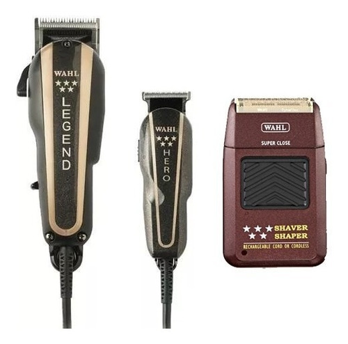 Combo Wahl 5 Five Star Legend Trimmer Hero Shaver Shaper