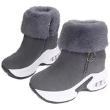 Botín De Mujer Botas De Nieve De Invierno De Felpa Cálidas C