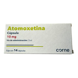 Atomoxetina Corne 10 Mg Con 14 Capsulas