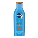 Protetor Solar Nivea Sun Protect & Bronze Fps15 200ml