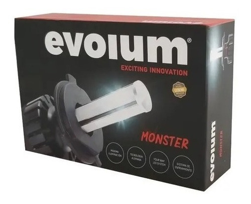 Kit 2 Focos Led 12500lm P/foco (25000 Par) H3 Evolum Monster