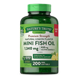 Aceite De Pescado Omega 3 De Nature's Truth | 1340 Mg | 200 