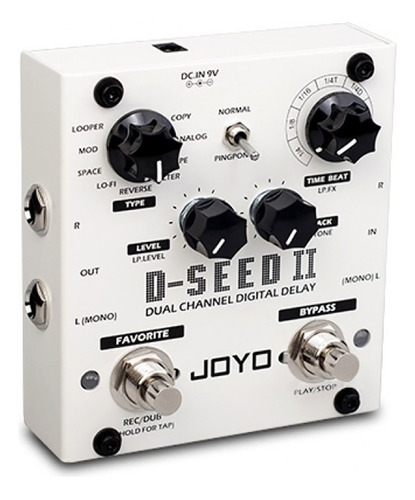 Pedal De Efecto Joyo D-seed Ii  Blanco