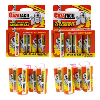 8 Tira Pegajosa Atrapa Moscas Y Mosquitos Trampa Pega Mosca | MercadoLibre