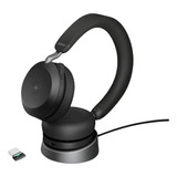 Auriculares Jabra Evolve2 75 Inalámbricos Con Soporte Ms