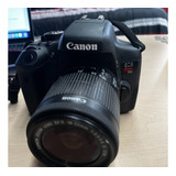  Canon Eos Rebel T6i + Lente 18-55mm Dslr Color  Negro