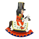 Figura De Cascanueces De Madera, Caballo Mecedora, Juguete,