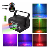 Luces Fiesta Laser Dj Recargable Estroboscopica Proyector