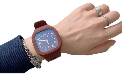 Reloj De Pulsera Estilo Simple Elegante Básico Manecillas