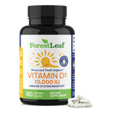 Forestleaf Vitamina D3 10000iu  Salud Osea Y Apoyo Inmunolo