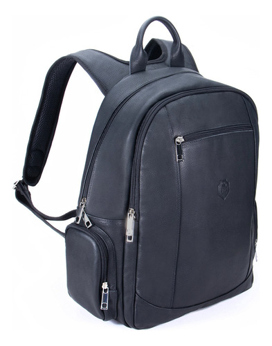 Mochila Executiva Premium Em Couro Para Notebook 