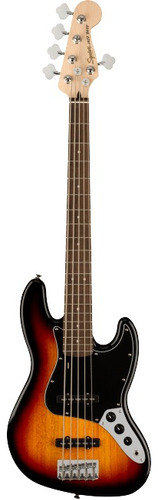 Baixo Fender Squier Aff Jazz Bass V 3-color Sb Sunburst