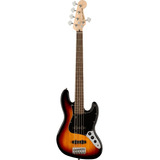 Baixo Fender Squier Aff Jazz Bass V 3-color Sb Sunburst