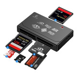 Mutilector Externo Compatible Con Memorias A Usb 2.0 Microsd