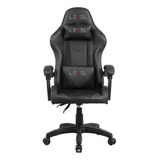 Cadeira Gamer Reclinável Ergonômica Giratória Level Lv-c01dn Cor Preto Material Do Estofamento Sintético Pu