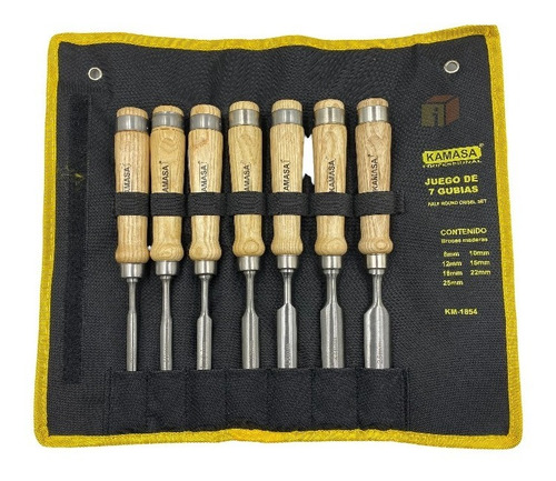 Set De Cinceles Para Tallar Madera Gubias 7 Piezas