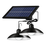 Luz Led Solar Externa 2024, Luz Pendente Dupla